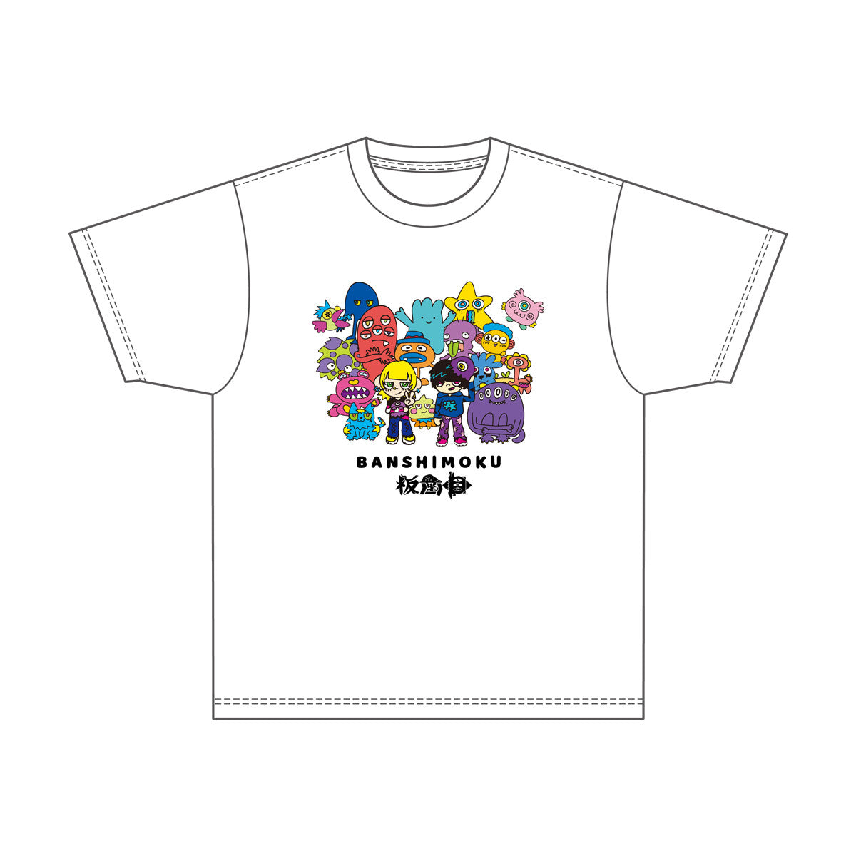 モンスターTシャツ　WHITE